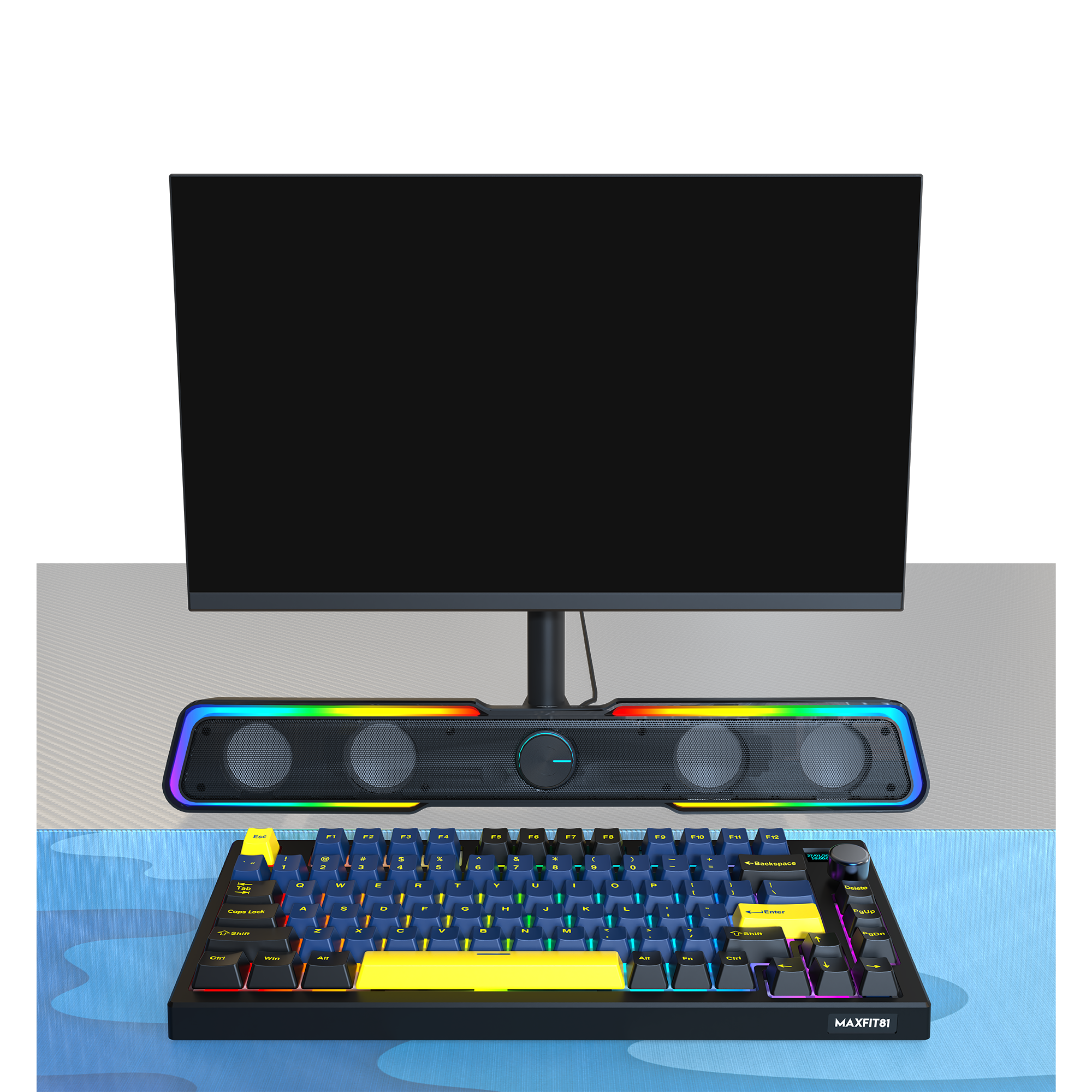 Fantech Bluetooth 5.3 Soundbar Dual mode RGB Lighting Gaming Speaker (GS305)